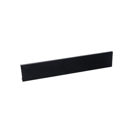 Crown 9" Aluminum Tab Cabinet Pull with 7-1/5" Center to Center Matte Black Finish CHP1809BK